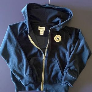 Converse zip up boys hoodie - very good worn condition- size 4T